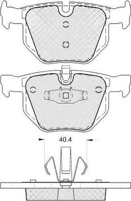 FIT FP1170 - Гальмівні колодки, дискові гальма autozip.com.ua