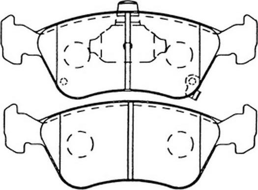 FIT FP1822 - Гальмівні колодки, дискові гальма autozip.com.ua