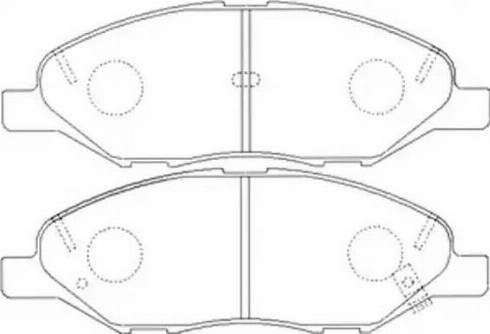 FIT FP1345 - Гальмівні колодки, дискові гальма autozip.com.ua