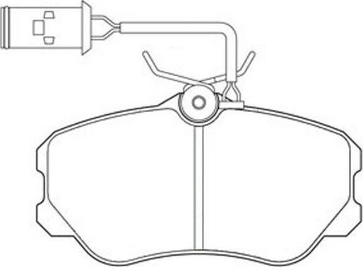 FIT FP1303E - Гальмівні колодки, дискові гальма autozip.com.ua