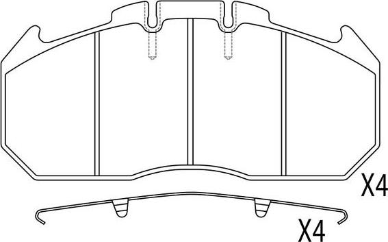 FIT FP1310 - Гальмівні колодки, дискові гальма autozip.com.ua