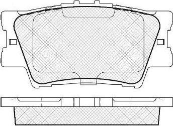 FIT FP1212 - Гальмівні колодки, дискові гальма autozip.com.ua