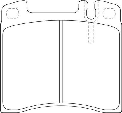 FIT FP1234 - Гальмівні колодки, дискові гальма autozip.com.ua