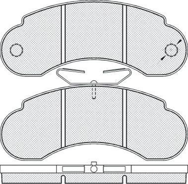 FIT FP1233 - Гальмівні колодки, дискові гальма autozip.com.ua
