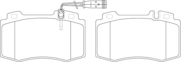 FIT FP1229E - Гальмівні колодки, дискові гальма autozip.com.ua