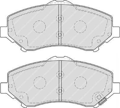 FIT FP1273 - Гальмівні колодки, дискові гальма autozip.com.ua