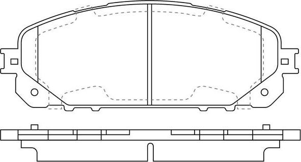 FIT FP1709 - Гальмівні колодки, дискові гальма autozip.com.ua