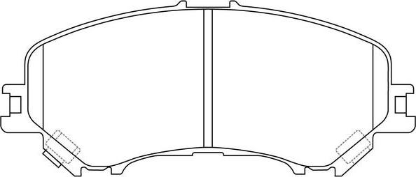 FIT FP1737 - Гальмівні колодки, дискові гальма autozip.com.ua