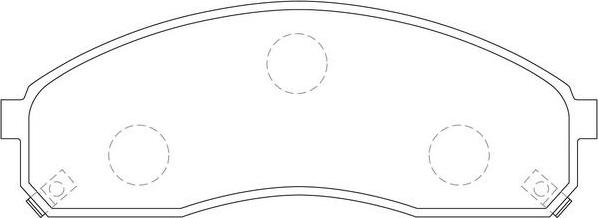 FIT FP3022 - Гальмівні колодки, дискові гальма autozip.com.ua