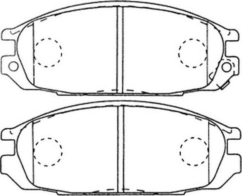 Dynamatrix DBP937 - Гальмівні колодки, дискові гальма autozip.com.ua