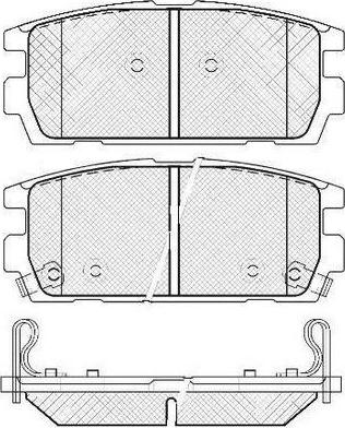 Suzuki 55800-78J03-000 - Гальмівні колодки, дискові гальма autozip.com.ua