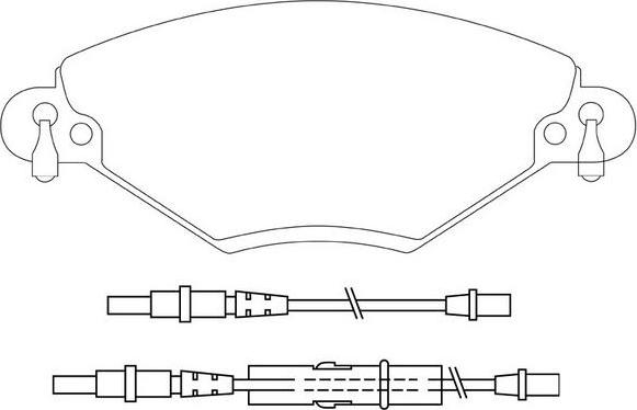 FIT FP2318E - Гальмівні колодки, дискові гальма autozip.com.ua