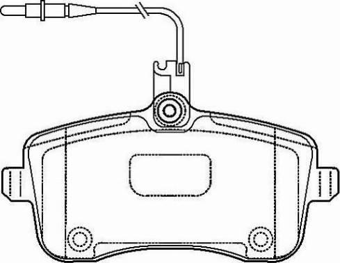 BENDIX 573132JAS - Гальмівні колодки, дискові гальма autozip.com.ua