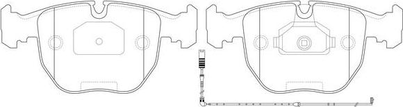 FIT FP2258E - Гальмівні колодки, дискові гальма autozip.com.ua