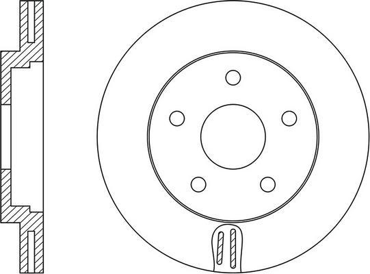 MAZDA 5135519 - Гальмівний диск autozip.com.ua