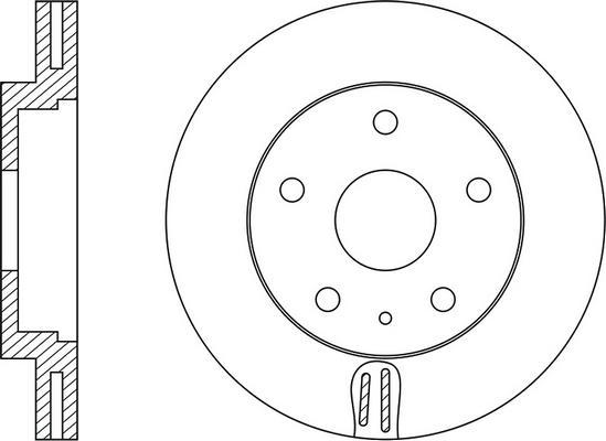 CAR BDR.2706.20 - Гальмівний диск autozip.com.ua