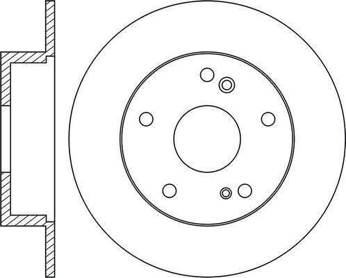 Brembo 08517821 - Гальмівний диск autozip.com.ua