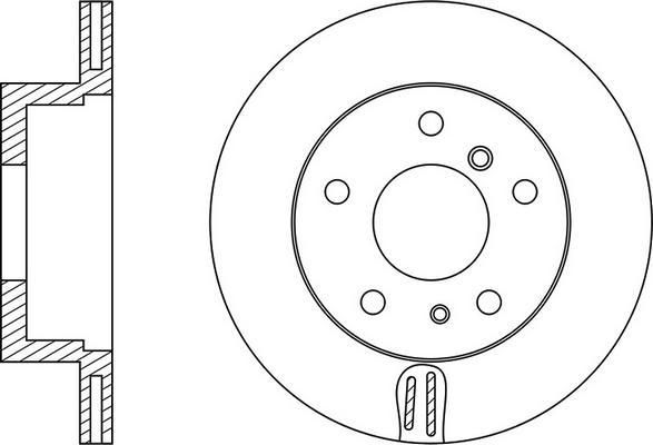 Brembo 51422 - Гальмівний диск autozip.com.ua