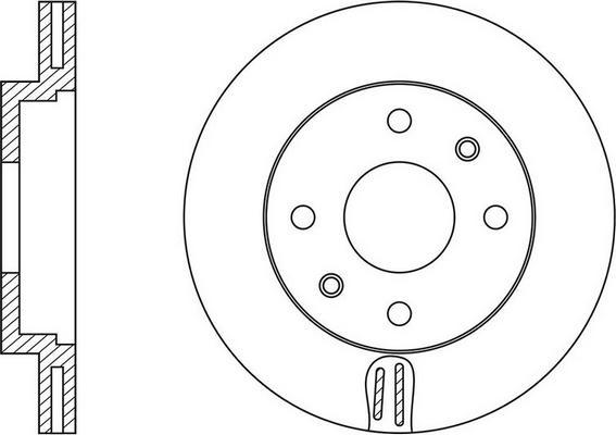 Brake Engineering DI952580 - Гальмівний диск autozip.com.ua