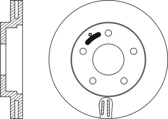 Kavo Parts BR-4737-C - Гальмівний диск autozip.com.ua