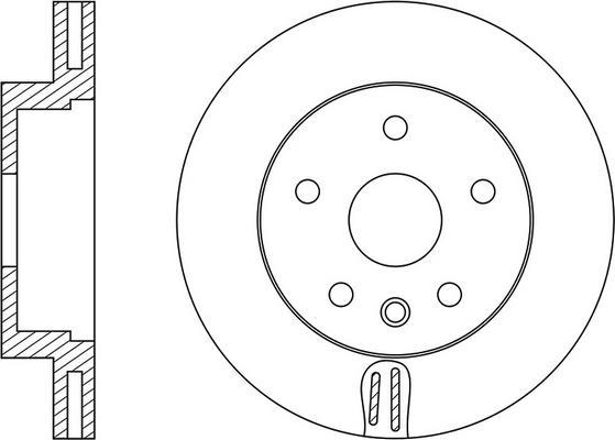 Brembo 9A75810 - Гальмівний диск autozip.com.ua