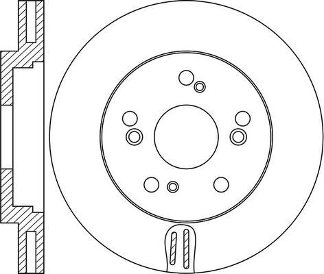 Kavo Parts BR-2239 - Гальмівний диск autozip.com.ua