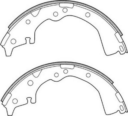 FIT FT0764 - Комплект гальм, барабанний механізм autozip.com.ua