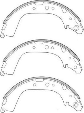 FIT FT1173 - Комплект гальм, барабанний механізм autozip.com.ua