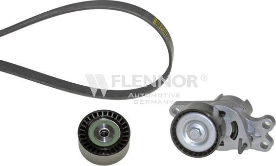 Flennor F906PK1225 - Поликлиновий ремінний комплект autozip.com.ua