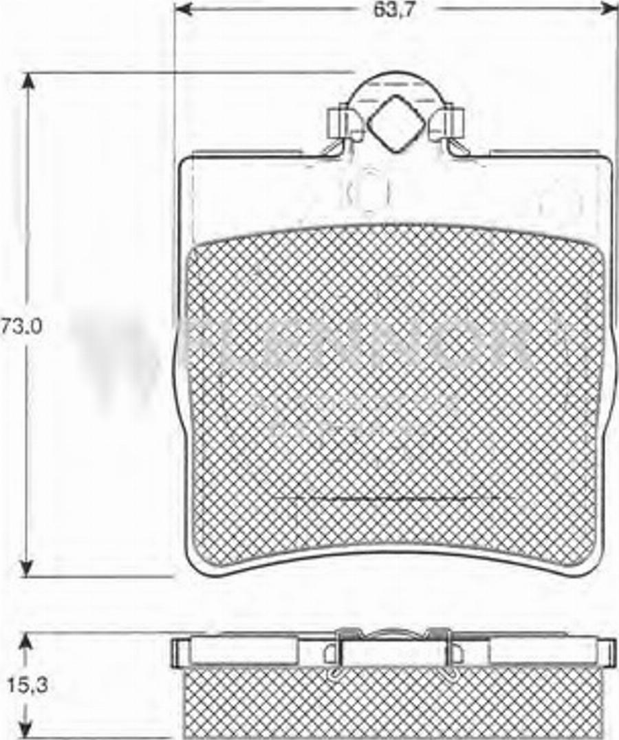 Flennor FB210186 - Гальмівні колодки, дискові гальма autozip.com.ua