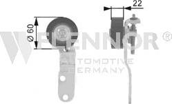 Flennor FS23993 - Паразитний / провідний ролик, поліклиновий ремінь autozip.com.ua