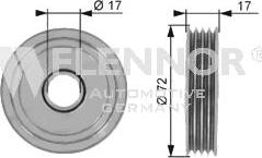 Flennor FU26992 - Паразитний / провідний ролик, поліклиновий ремінь autozip.com.ua