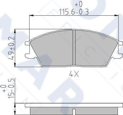 FOMAR Friction FO 499181 - Гальмівні колодки, дискові гальма autozip.com.ua