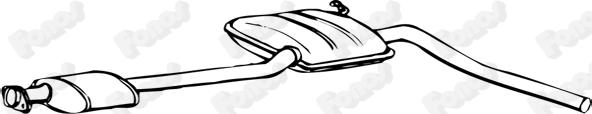 Fonos 619101 - Середній глушник вихлопних газів autozip.com.ua