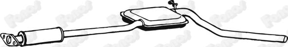 Fonos 61971 - Середній глушник вихлопних газів autozip.com.ua