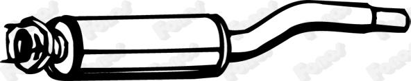 Fonos 612208 - Предглушітель вихлопних газів autozip.com.ua