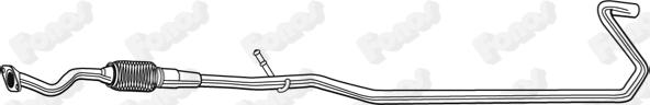 Fonos 08147 - Труба вихлопного газу autozip.com.ua