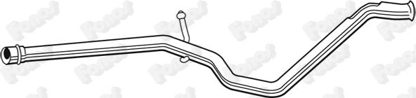 Fonos 10538 - Труба вихлопного газу autozip.com.ua