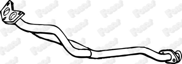 Fonos 08773 - Труба вихлопного газу autozip.com.ua