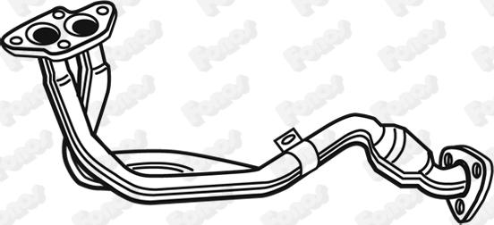 Fonos 02758 - Труба вихлопного газу autozip.com.ua