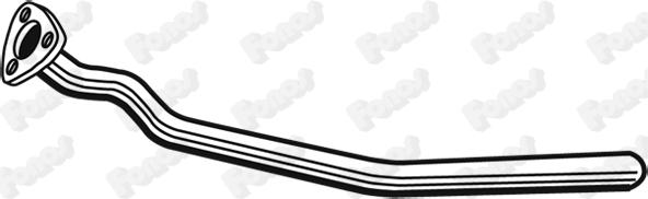 Fonos 02760 - Труба вихлопного газу autozip.com.ua