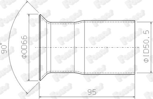 Fonos 07187 - Труба вихлопного газу autozip.com.ua