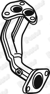 Fonos 19253 - Труба вихлопного газу autozip.com.ua