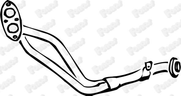 Fonos 15117 - Труба вихлопного газу autozip.com.ua