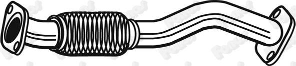 Fonos 10561 - Труба вихлопного газу autozip.com.ua