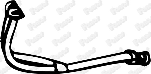 Fonos 13767 - Труба вихлопного газу autozip.com.ua