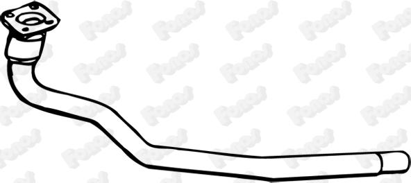 Fonos 17048 - Труба вихлопного газу autozip.com.ua