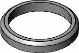 Fonos 80495 - Прокладка, труба вихлопного газу autozip.com.ua