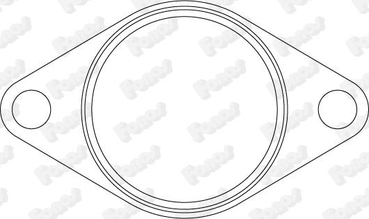 Fonos 82932 - Прокладка, труба вихлопного газу autozip.com.ua