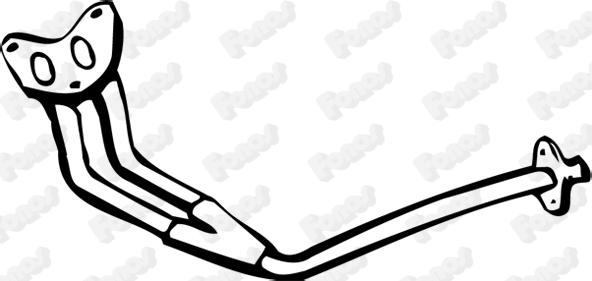 Fonos 319124 - Труба вихлопного газу autozip.com.ua